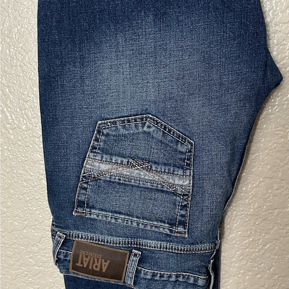 Ariat Men's Relaxed Fit Dark Blue Jeans